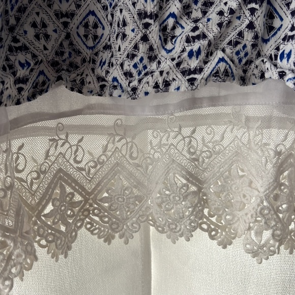 Womens M Skies are Blue off-the-shoulder short sleeve shirt - Picture 4 of 6